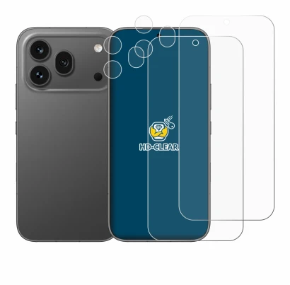 Image of the device Honor 600 Pro (Front+Camera) with a wide variety of screen protectors.