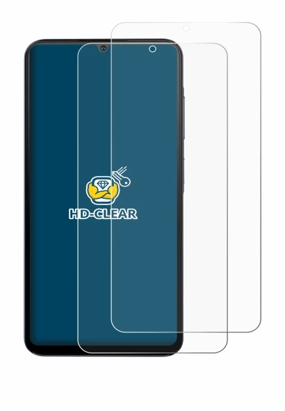 Image of the device Hotwav A56 with a wide variety of screen protectors.