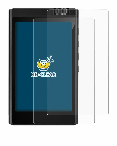 Image of the device Surfans F35 with a wide variety of screen protectors.