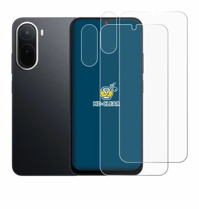 Image of the device Xiaomi Redmi A7 Pro (Front+Camera) with a wide variety of screen protectors.