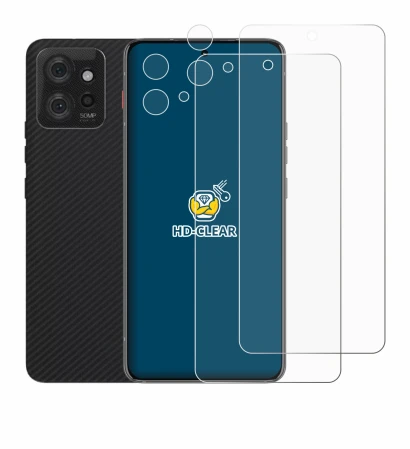 Image of the device Motorola ThinkPhone (Front+Camera) with a wide variety of screen protectors.