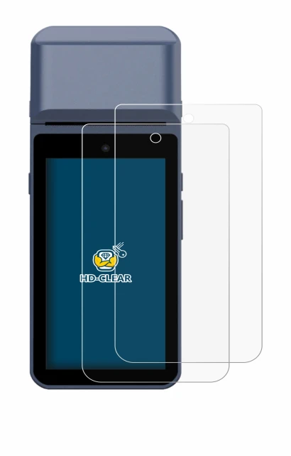 Image of the device Pax M9200 with a wide variety of screen protectors.