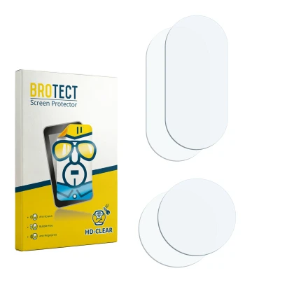 Front side of a product packaging with the brand logo BROTECT. Next to it is the corresponding screen protector.