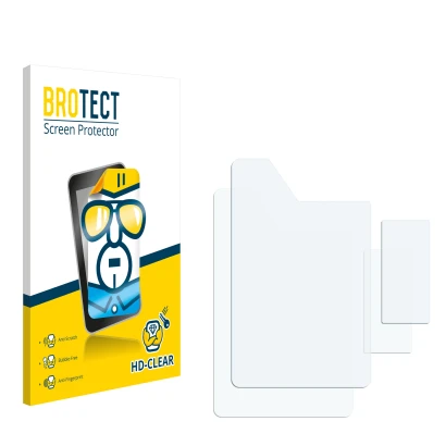 Front side of a product packaging with the brand logo BROTECT. Next to it is the corresponding screen protector.