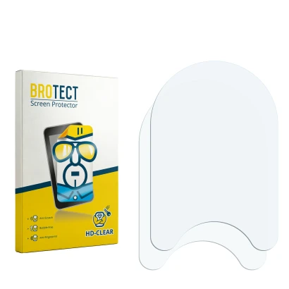 Front side of a product packaging with the brand logo BROTECT. Next to it is the corresponding screen protector.