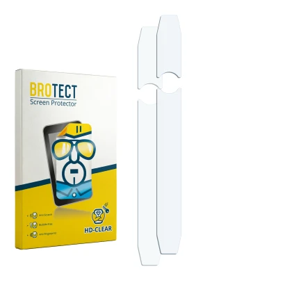 Front side of a product packaging with the brand logo BROTECT. Next to it is the corresponding screen protector.