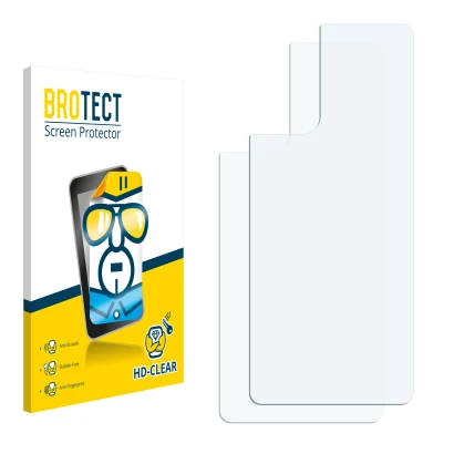 Front side of a product packaging with the brand logo BROTECT. Next to it is the corresponding screen protector.