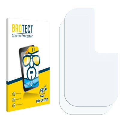 Front side of a product packaging with the brand logo BROTECT. Next to it is the corresponding screen protector.