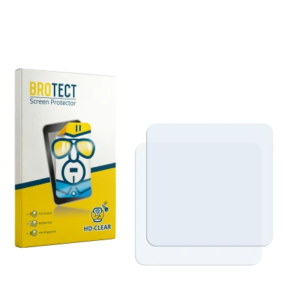 Front side of a product packaging with the brand logo BROTECT. Next to it is the corresponding screen protector.