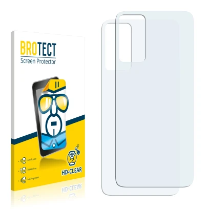 Front side of a product packaging with the brand logo BROTECT. Next to it is the corresponding screen protector.
