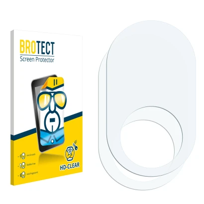 Front side of a product packaging with the brand logo BROTECT. Next to it is the corresponding screen protector.
