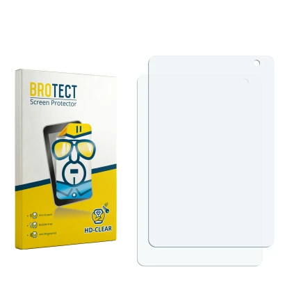 Front side of a product packaging with the brand logo BROTECT. Next to it is the corresponding screen protector.
