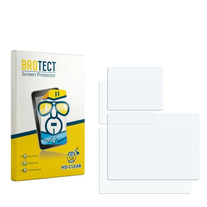 Front side of a product packaging with the brand logo BROTECT. Next to it is the corresponding screen protector.