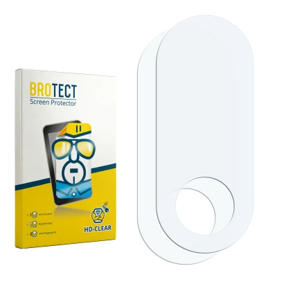 Front side of a product packaging with the brand logo BROTECT. Next to it is the corresponding screen protector.