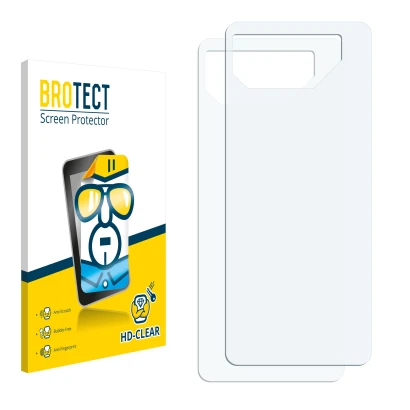 Front side of a product packaging with the brand logo BROTECT. Next to it is the corresponding screen protector.