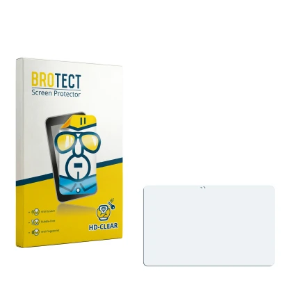 Front side of a product packaging with the brand logo BROTECT. Next to it is the corresponding screen protector.