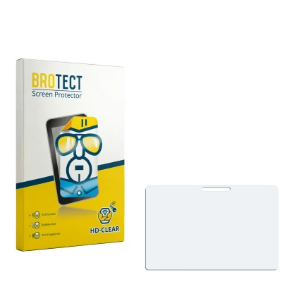 Front side of a product packaging with the brand logo BROTECT. Next to it is the corresponding screen protector.