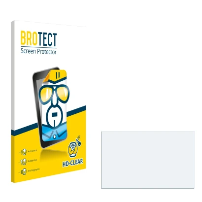 Front side of a product packaging with the brand logo BROTECT. Next to it is the corresponding screen protector.