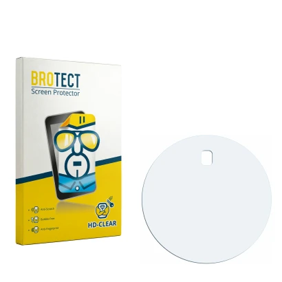 Front side of a product packaging with the brand logo BROTECT. Next to it is the corresponding screen protector.