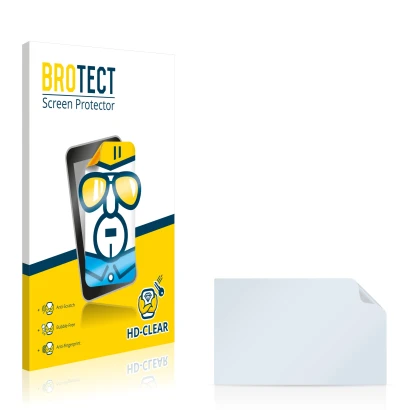 Front side of a product packaging with the brand logo BROTECT. Next to it is the corresponding screen protector.