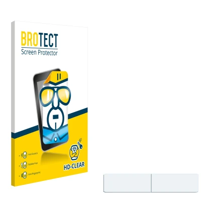 Front side of a product packaging with the brand logo BROTECT. Next to it is the corresponding screen protector.
