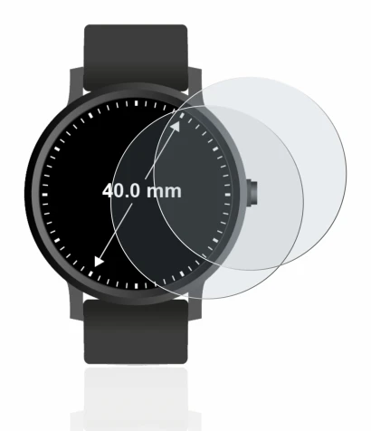 Image of the device Watches (Circular, ø: 40 mm) with a wide variety of screen protectors.