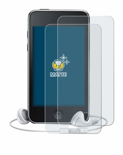 Image of the device Apple iPod Touch (3rd Gen.) with a wide variety of screen protectors.