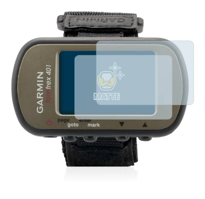 Image of the device Garmin Foretrex 401 with a wide variety of screen protectors.