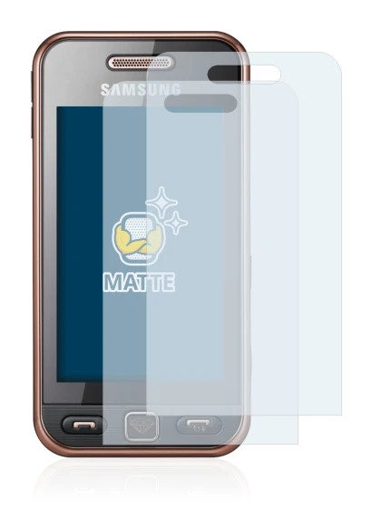 Image of the device Samsung GT-S5230 with a wide variety of screen protectors.