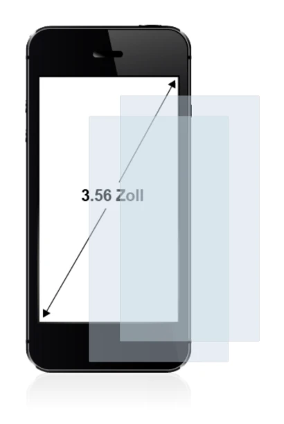 Image of the device with a wide variety of screen protectors.