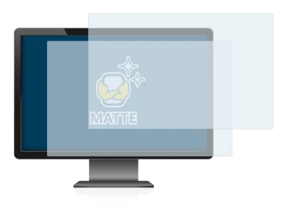 Image of the device with a wide variety of screen protectors.