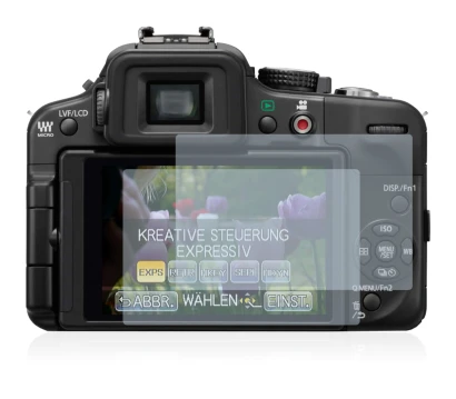 Image of the device Panasonic Lumix DMC-G3 with a wide variety of screen protectors.