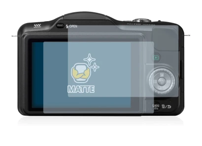 Image of the device Panasonic Lumix DMC-GF3 with a wide variety of screen protectors.
