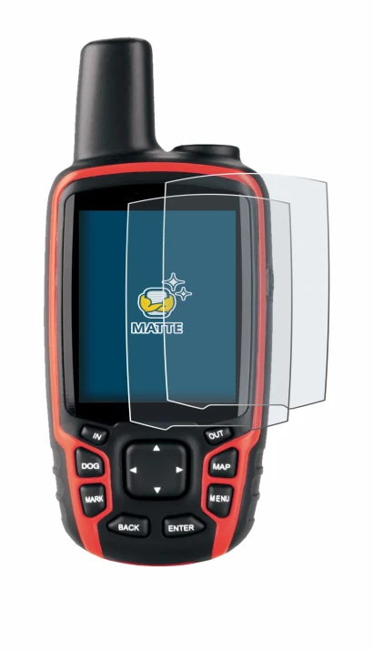 Image of the device Garmin Astro 320 with a wide variety of screen protectors.