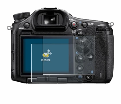 Image of the device Sony Alpha 99 with a wide variety of screen protectors.