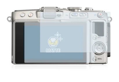 Image of the device Olympus PEN Lite E-PL5 with a wide variety of screen protectors.