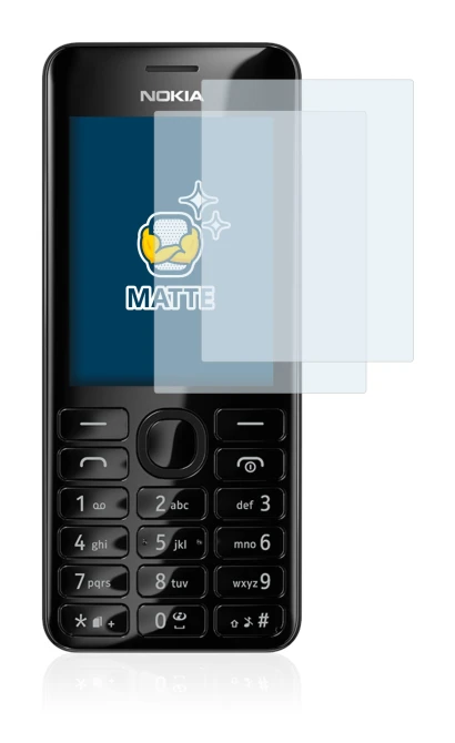 Image of the device Nokia 206 Dual SIM with a wide variety of screen protectors.