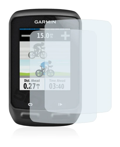Image of the device Garmin Edge 510 with a wide variety of screen protectors.