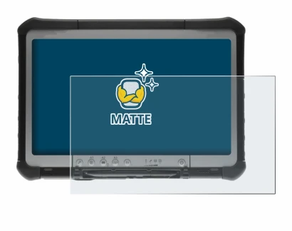Image of the device Panasonic Toughbook CF-D1 with a wide variety of screen protectors.