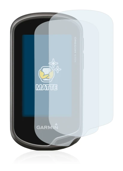 Image of the device Garmin Oregon 650t with a wide variety of screen protectors.