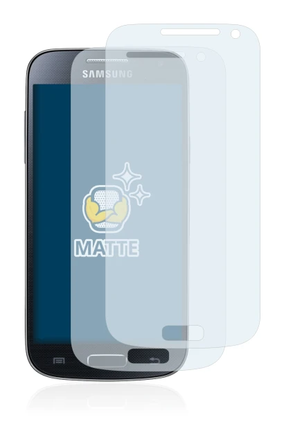 Image of the device Samsung Galaxy S4 Mini LTE (4G) I9195 with a wide variety of screen protectors.
