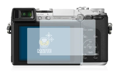 Image of the device Panasonic Lumix DMC-GX7 with a wide variety of screen protectors.