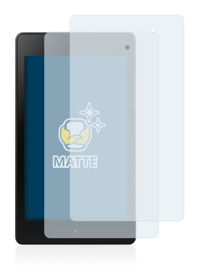 Image of the device ASUS Nexus 7 Tablet 2 2013 with a wide variety of screen protectors.