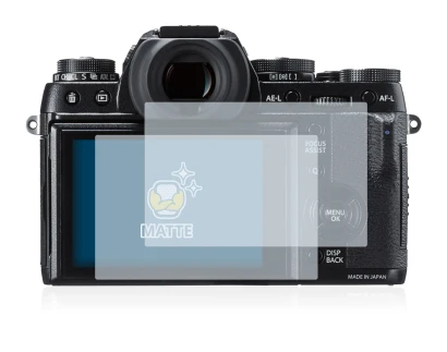 Image of the device Fujifilm X-T1 with a wide variety of screen protectors.