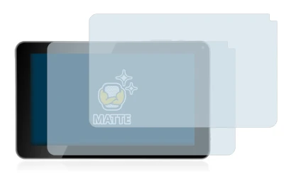 Image of the device Kliver Klipad 9" Medium (2014) with a wide variety of screen protectors.