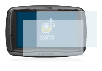 Image of the device Garmin zumo 590LM with a wide variety of screen protectors.