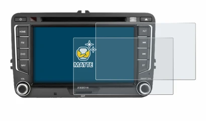 Image of the device Zenec E>Go 7" with a wide variety of screen protectors.