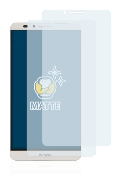 Image of the device Huawei Ascend Mate 7 with a wide variety of screen protectors.