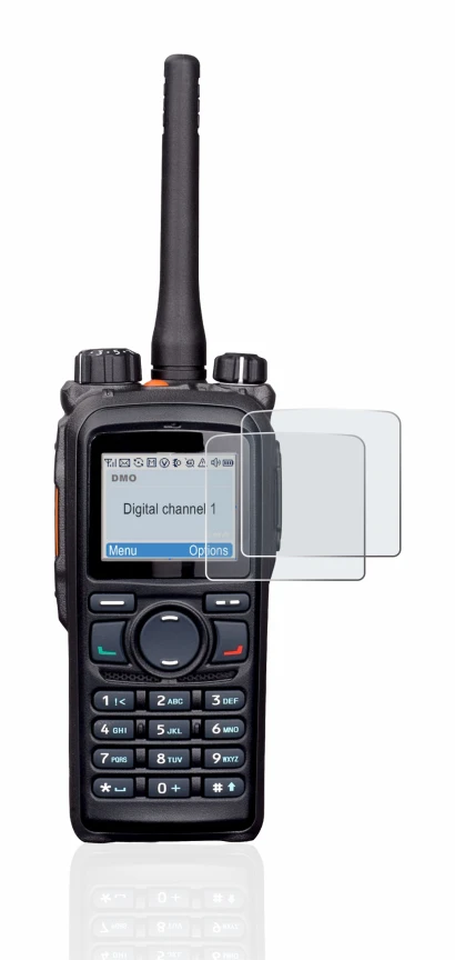 Image of the device Hytera PD785 with a wide variety of screen protectors.