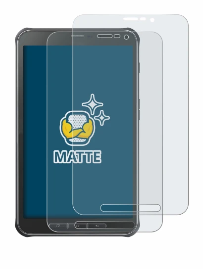 Image of the device Samsung Galaxy Tab Active SM-T365 with a wide variety of screen protectors.